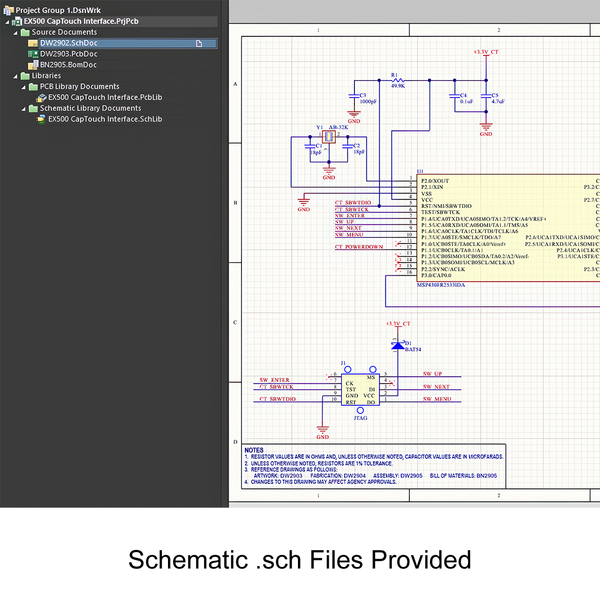 CapTouch Schematic