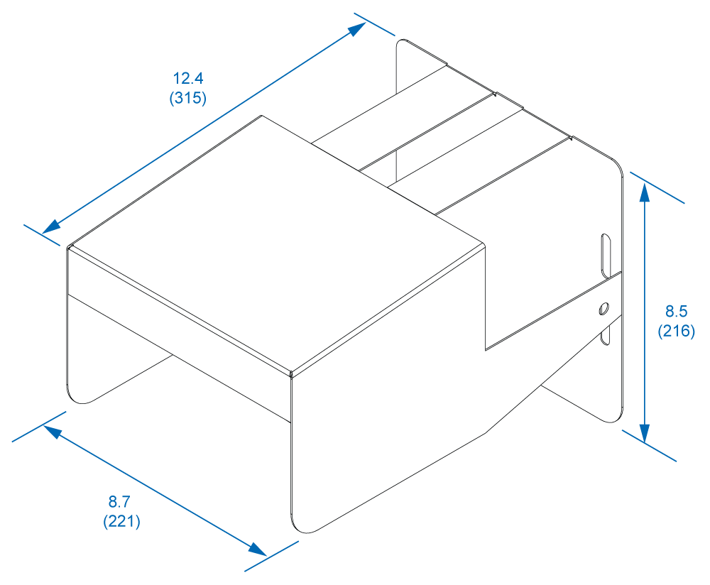 PDASH8 Dimensions